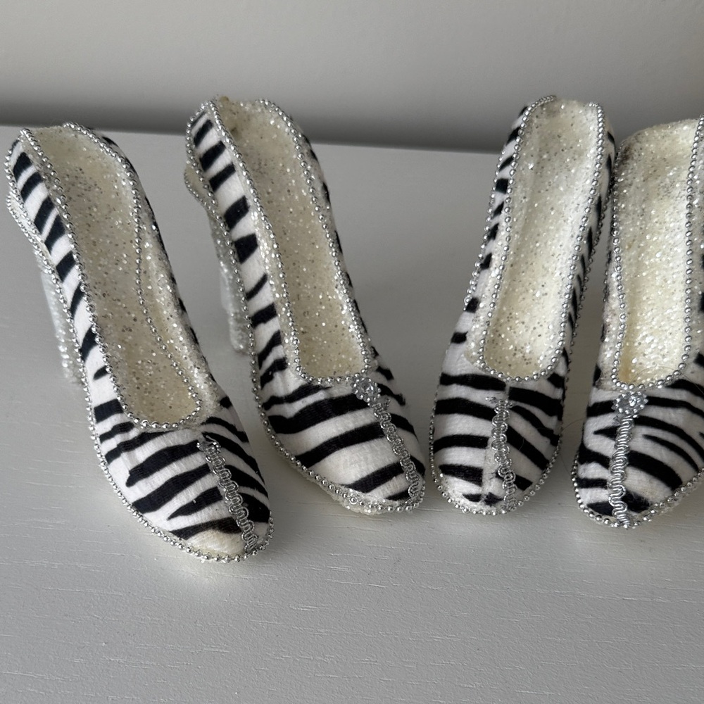 Zebra Print Women's Shoes ornaments